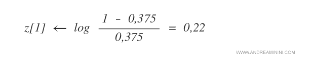 il calcolo del peso z dell'ipotesi