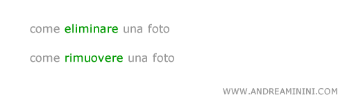 un esempio di applicazione del campo semantico in una frase