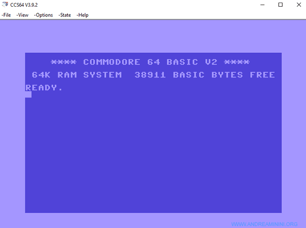l'emulatore CCS64 