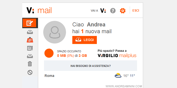 scarica posta virgilio