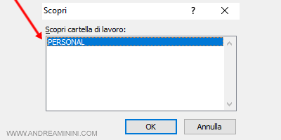 come aprire il file personal.xls