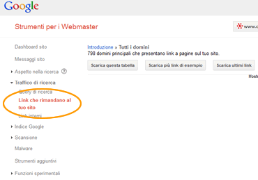 STRUMENTI WEBMASTER LINK CHE RIMANDANO AL TUO SITO
