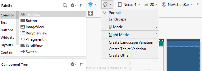 come modificare la visualizzazione di anteprima