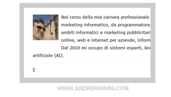 un esempio di zoom sullo schermo