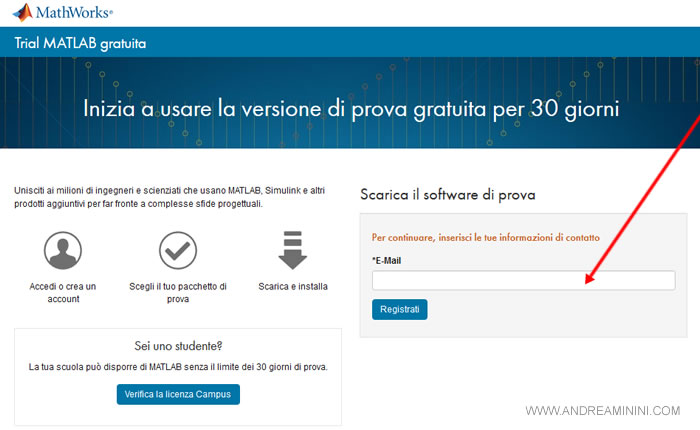 MATLAB PER STUDENTI SCARICARE
