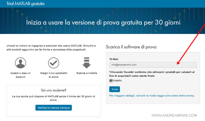 scelgo la versione da installare
