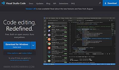 come installare visual studio code