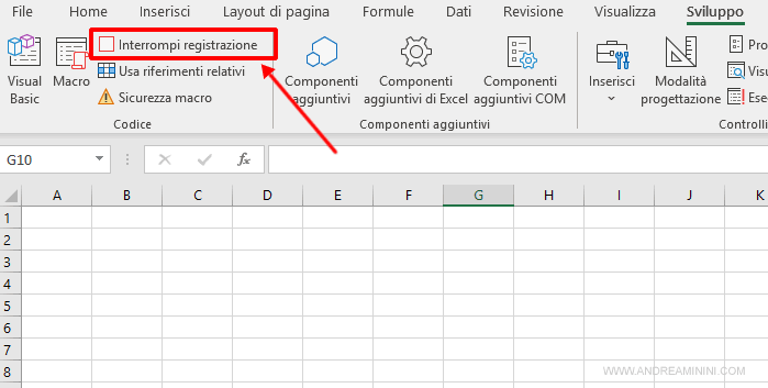 come salvare una macro su Excel