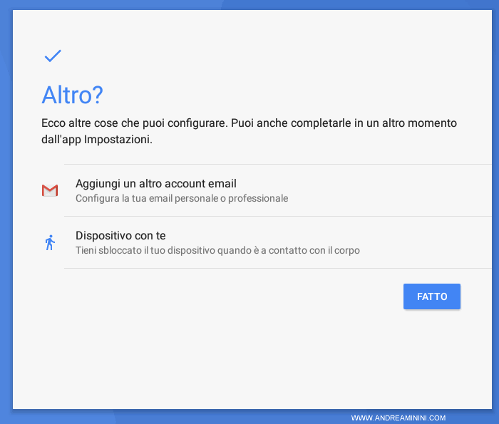 clicco su Fatto