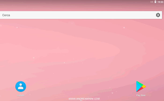 il desktop di Android
