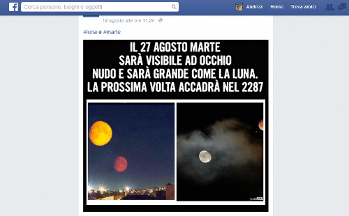un esempio di contenuto virale
