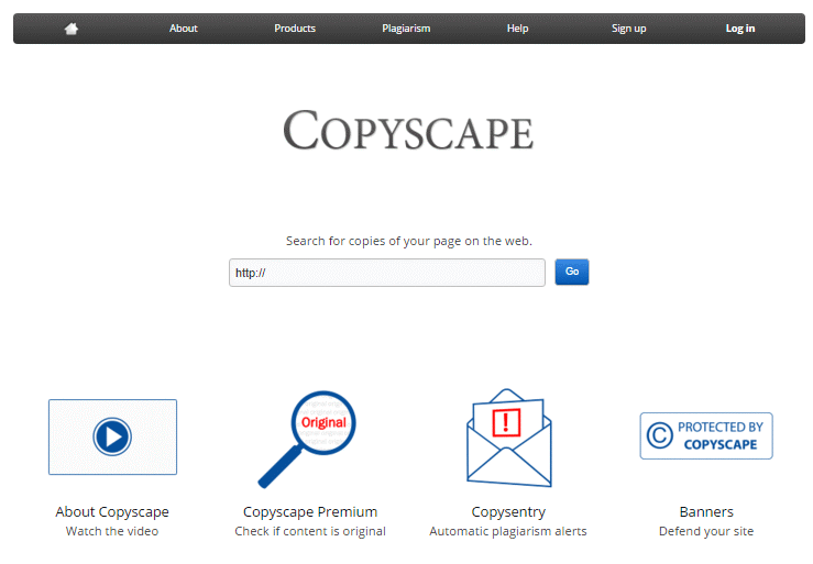 il servizio Copyscope
