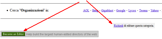 come proporsi come editore su Dmoz per curare una categoria della directory