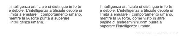 un esempio di autocitazione nel testo è presente www.andreaminini.com