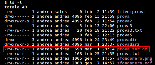 il file è stato compresso