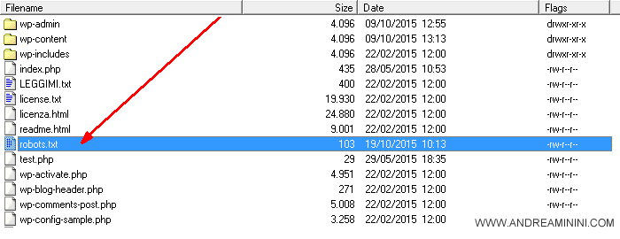 il file robots.txt