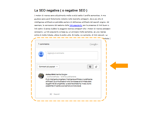 GOOGLE COMMENTS