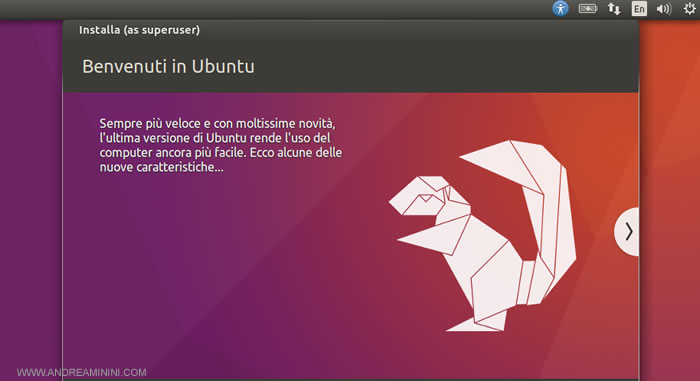 le schermate informative su Ubuntu