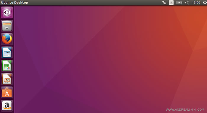 la dash di Ubuntu al primo avvio e le indicazioni sulle scorciatoie tramite la tastiera