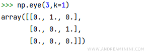 np.eye(3,k=1)