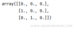 numpy.eye(3,k=-1)