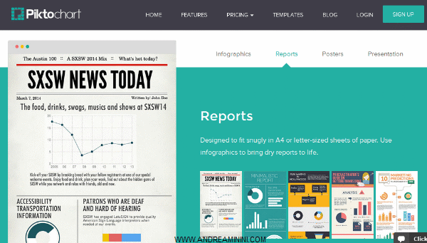 PIKTOCHART HOME PAGE