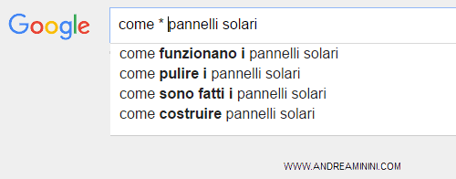 la query di completamento della query