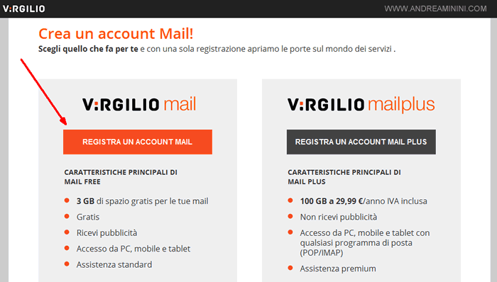 SCARICARE APP VIRGILIO MAIL