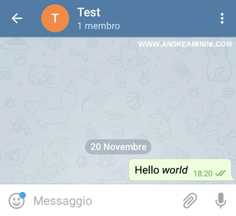 il termine nella parola è scritto con il font italico