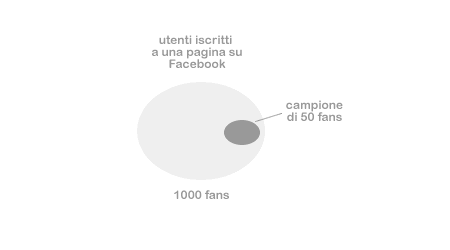 campione di fans su una pagina facebook
