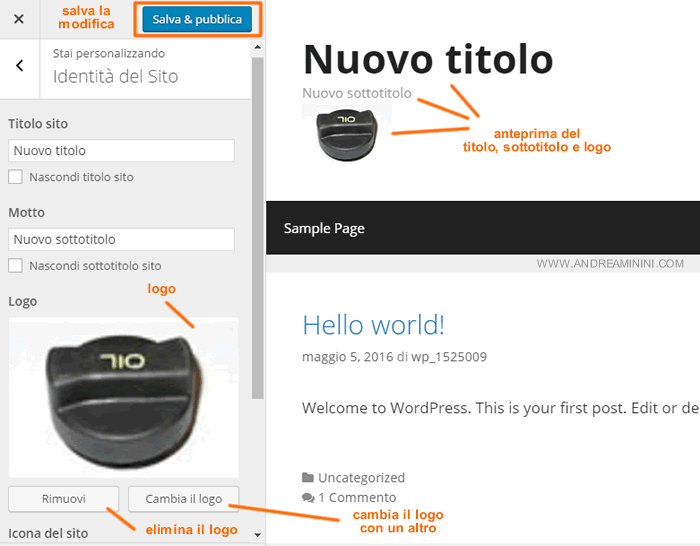l'immagine del logo è stata caricata