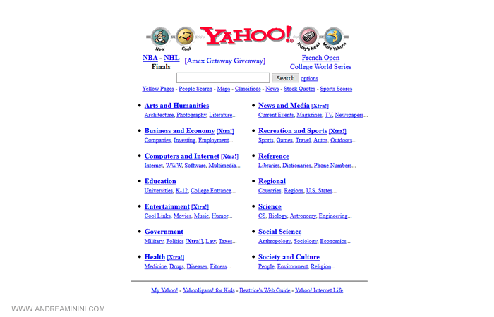 la web directory Yahoo!